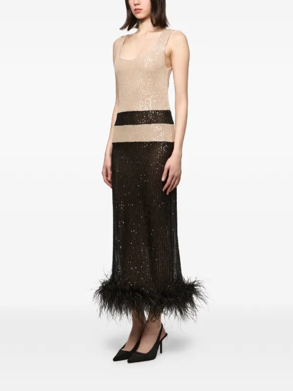 sequin body dress ALLURE SEQUIN BODYCON MAXI DRESS L