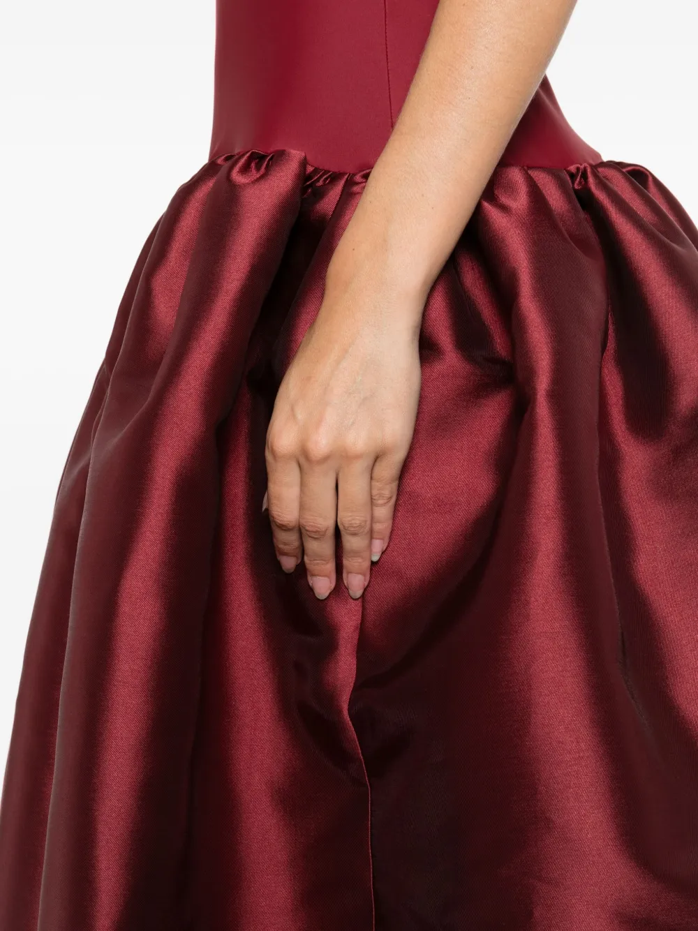 Atu Body Couture Ruffled Dress In Red