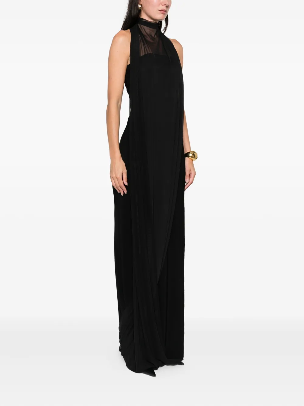 Atu Body Couture Avondjurk met halternek Zwart