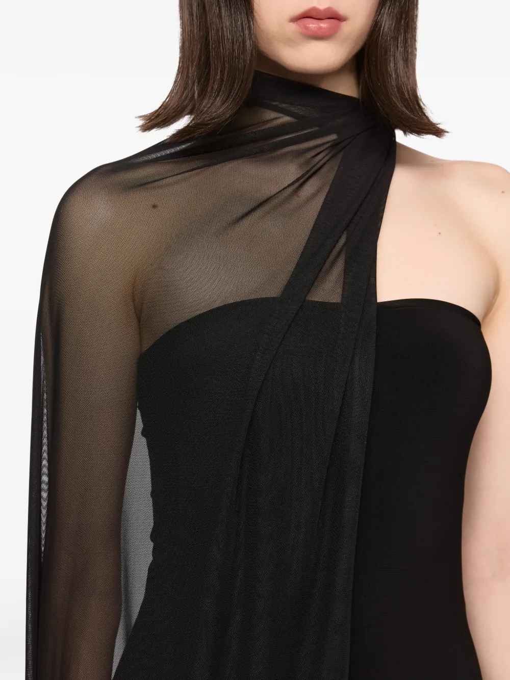 Atu Body Couture Avondjurk met halternek Zwart