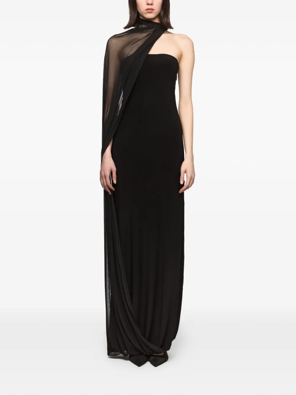 Atu Body Couture halterneck gown - Schwarz