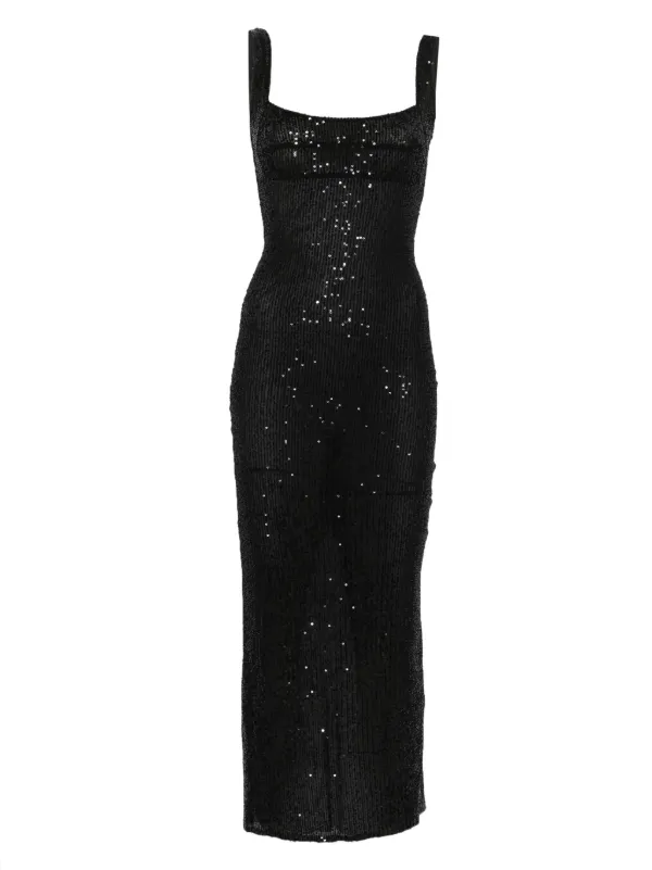 Atu Body Couture sequin Dress - Black