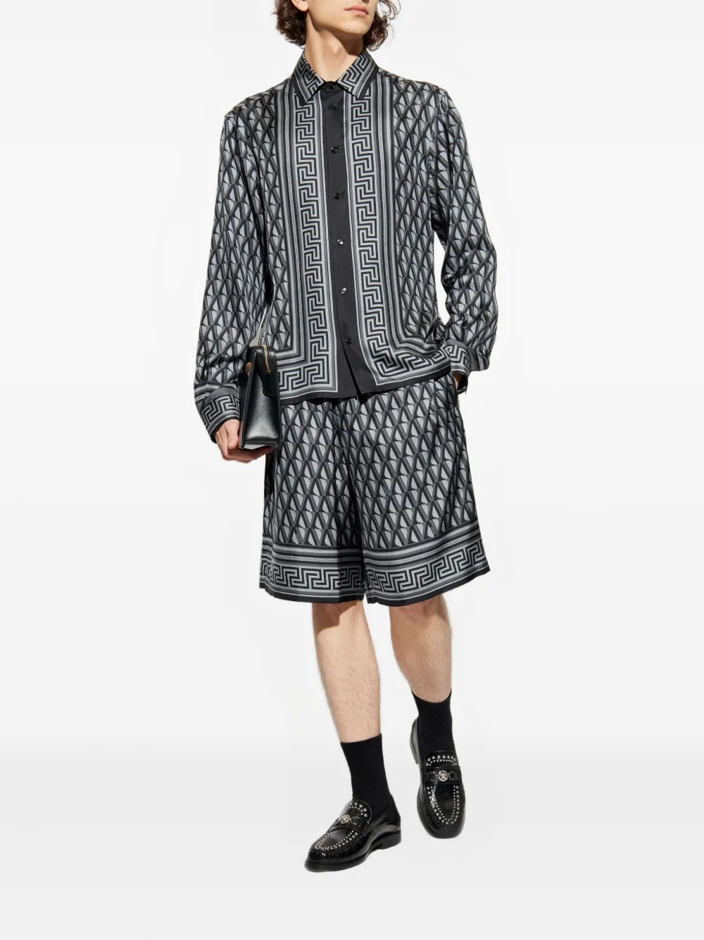Versace geometric-pattern shirt | Image 2