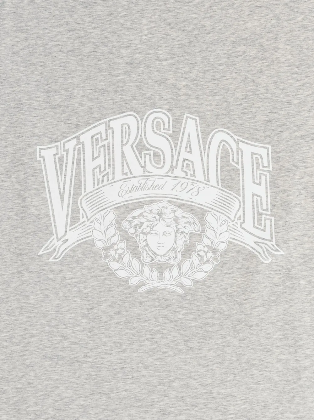 Versace Kids Deken met logoprint Grijs