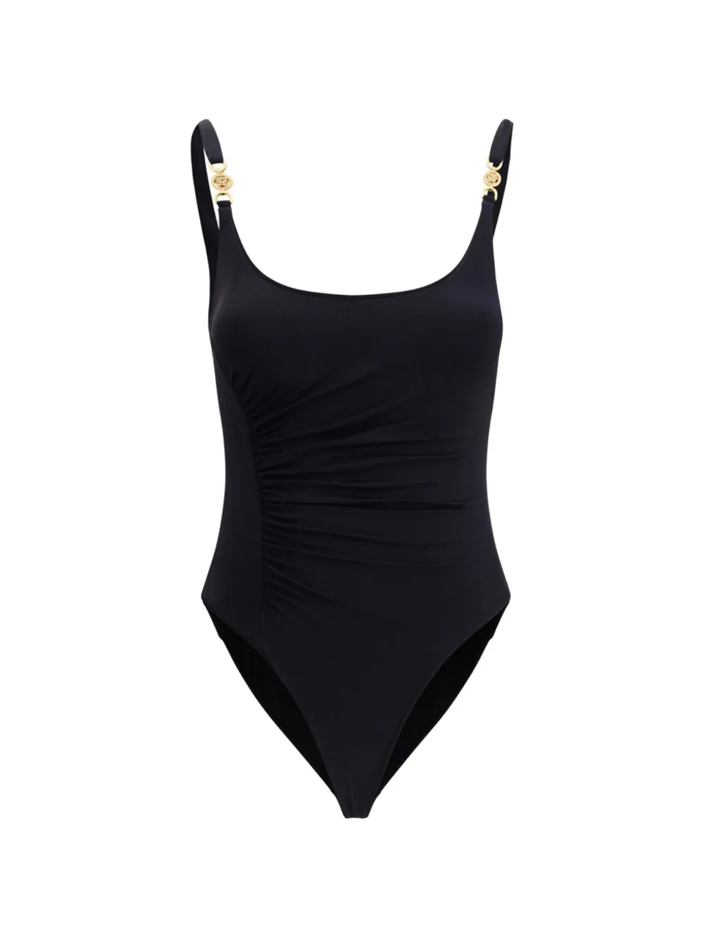 Versace Badpak met ruches Zwart