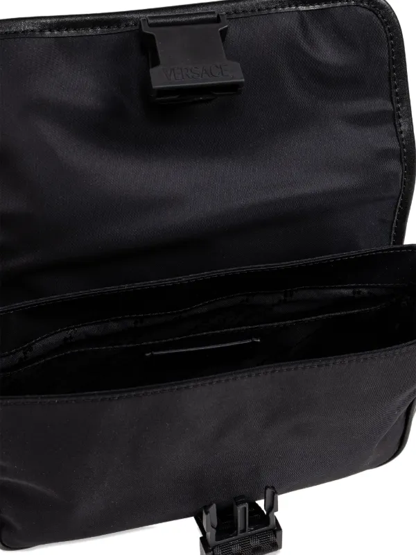 Versace ラ メドゥーサ メッセンジャーバッグ | ブラック | FARFETCH JP