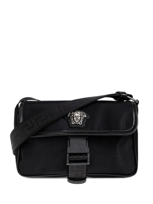Versace ラ メドゥーサ メッセンジャーバッグ | ブラック | FARFETCH JP