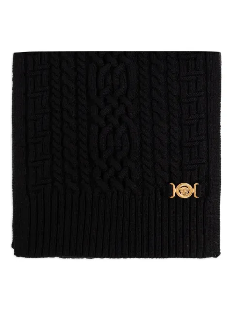 Versace bufanda en tejido de ochos