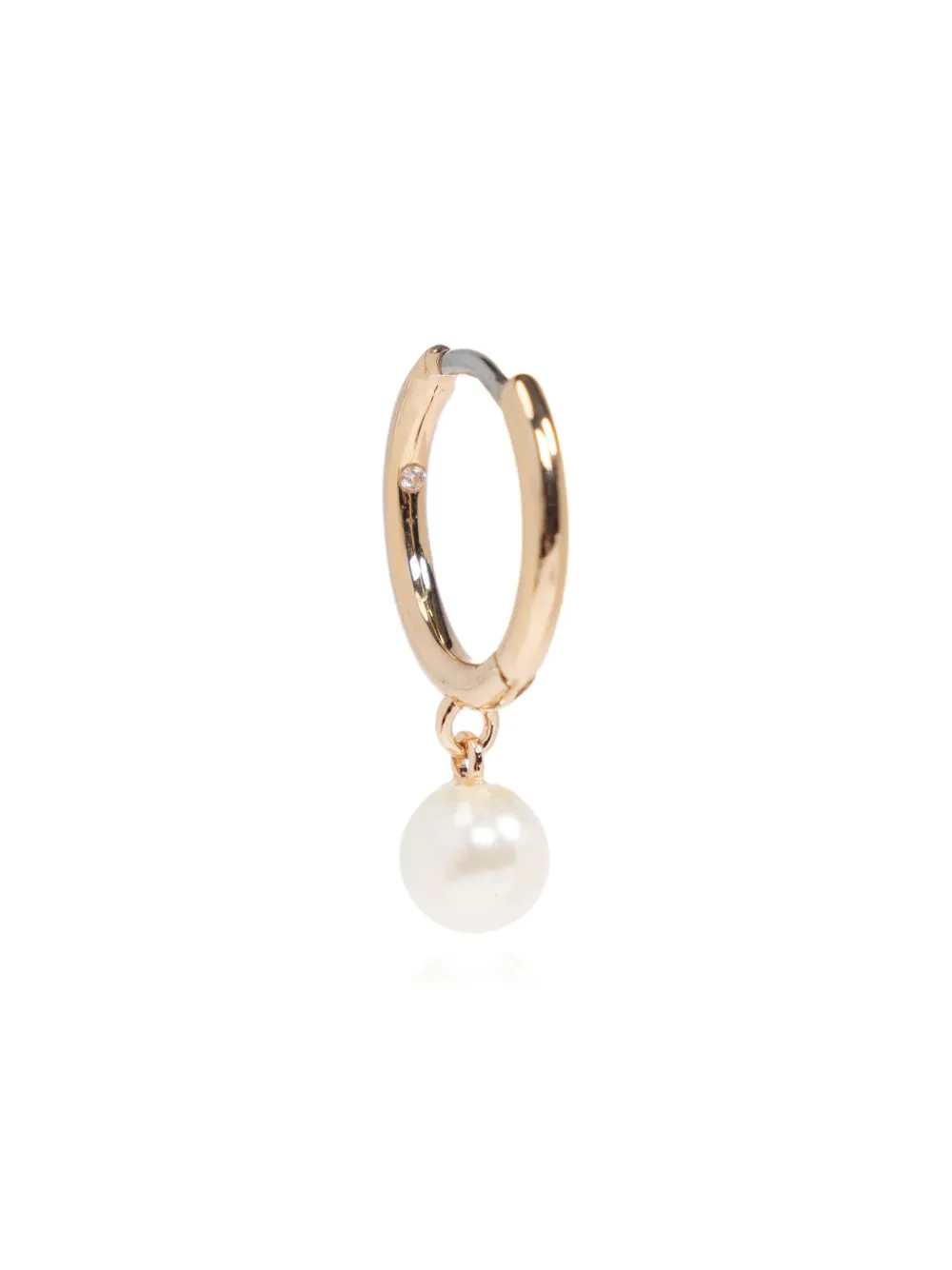 Tory Burch Faux-pearl-pendant Drop Earrings In Gold