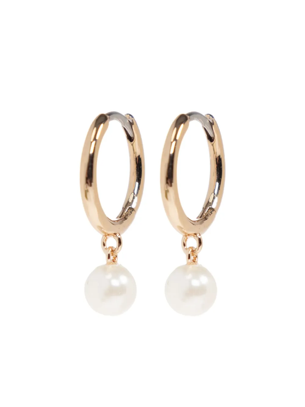 Tory Burch Faux-pearl-pendant Drop Earrings In Gold