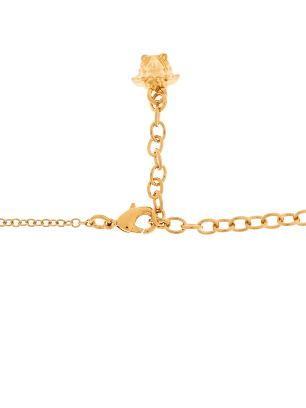 Versace Medusa Head-pendant Necklace In Brown