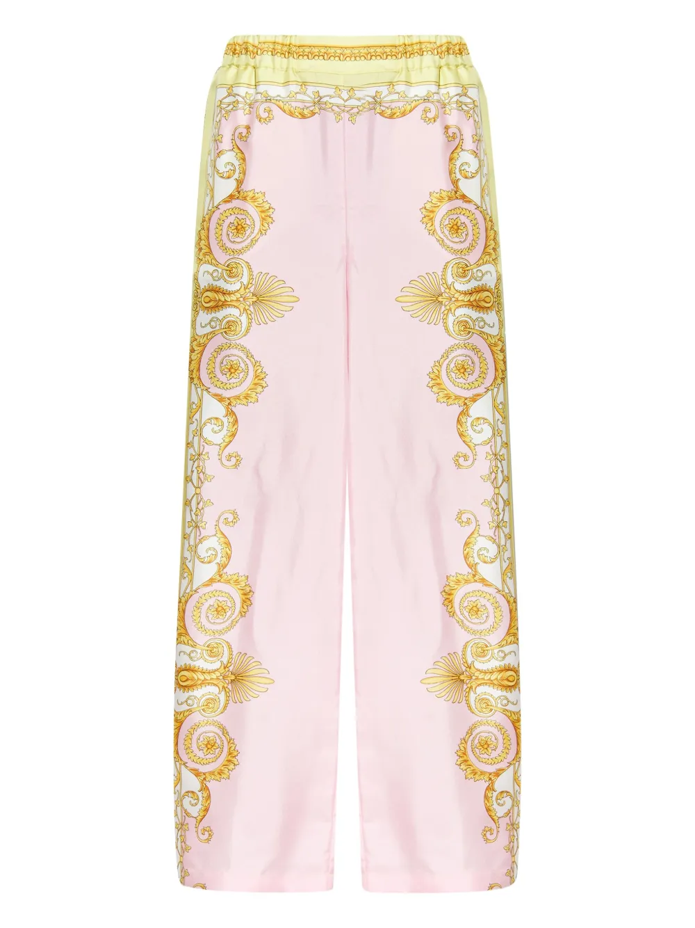 Versace barroco-printed trousers - Rosa