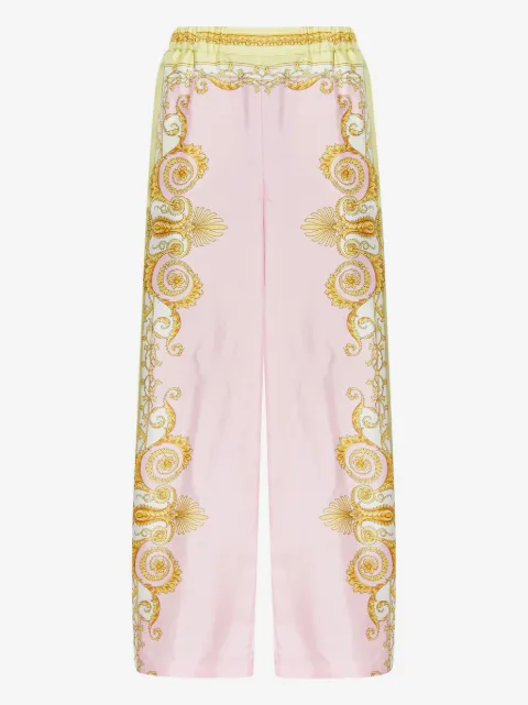Versace barroco-printed trousers