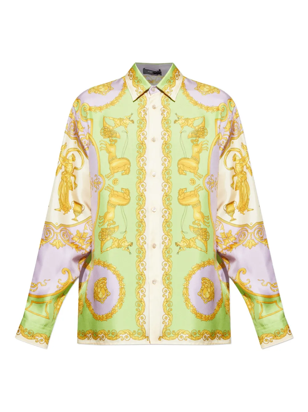 Versace camisa con estampado Barocco | verde | Image 1