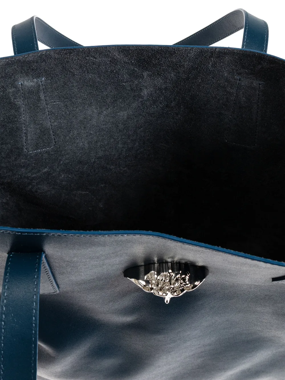 Versace La Medusa leren shopper Blauw