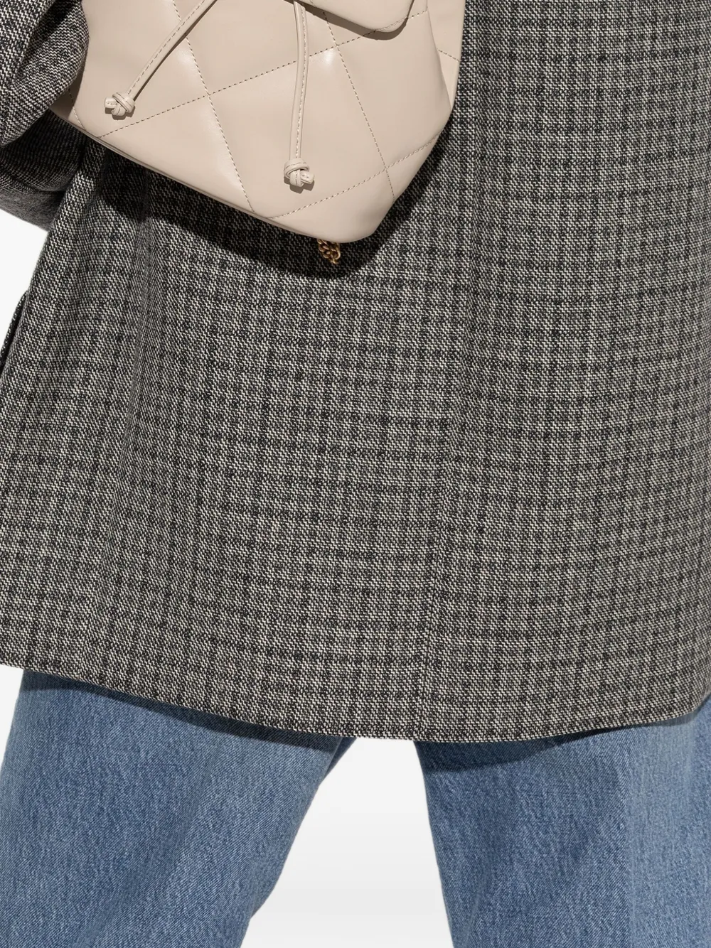 Tory Burch mini Kira Diamond quilted backpack - Beige