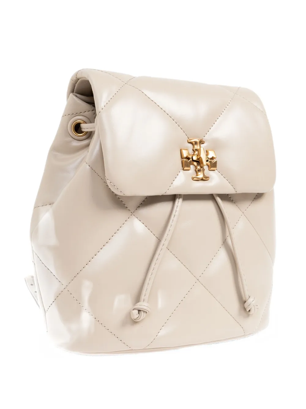 Tory Burch Mini Kira Diamond Quilted Backpack In Neutral