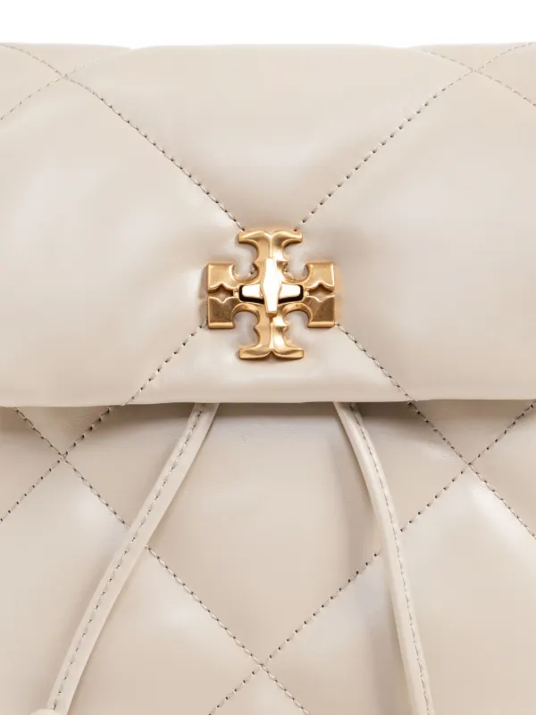 Tory Burch Mini Kira Diamond Quilted Backpack | Neutrals  display picture 2