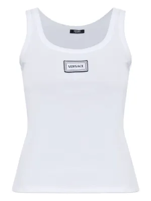 Dolce & Gabbana DG Logo Tank Top | White | FARFETCH UK