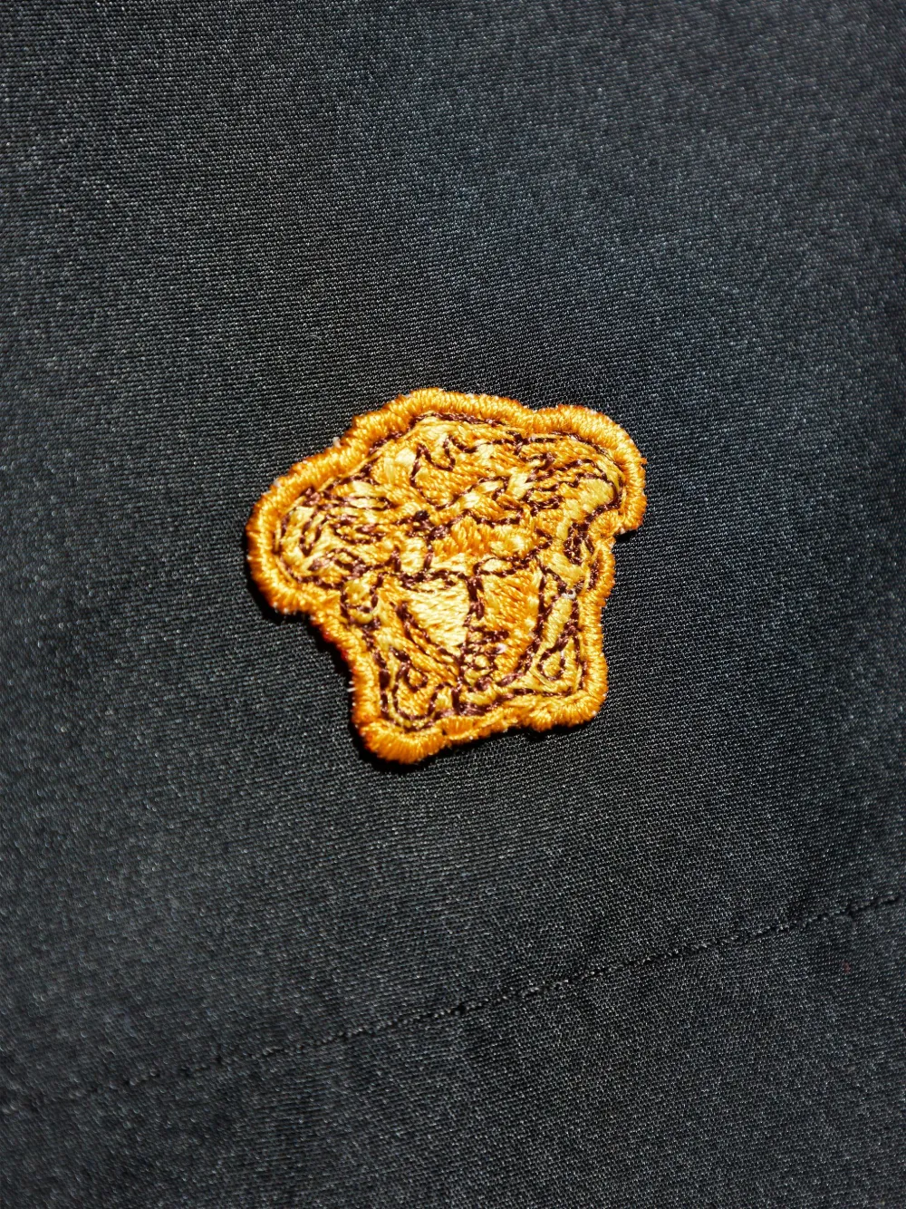 Versace Zwembroek met trekkoord Zwart