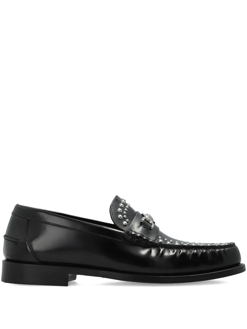 Versace Medusa '95 studded-embellishment loafers | Black | Image 1