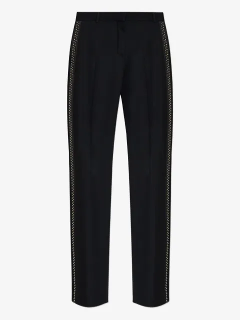 Versace studded wool trousers