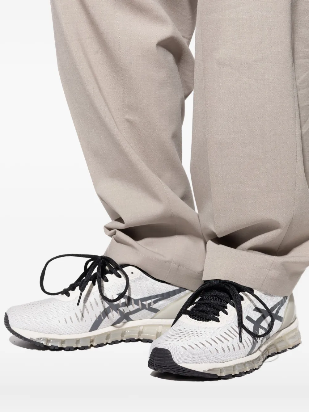 Asics Gel-quantum Lave-up Fastening Sneakers In Gray