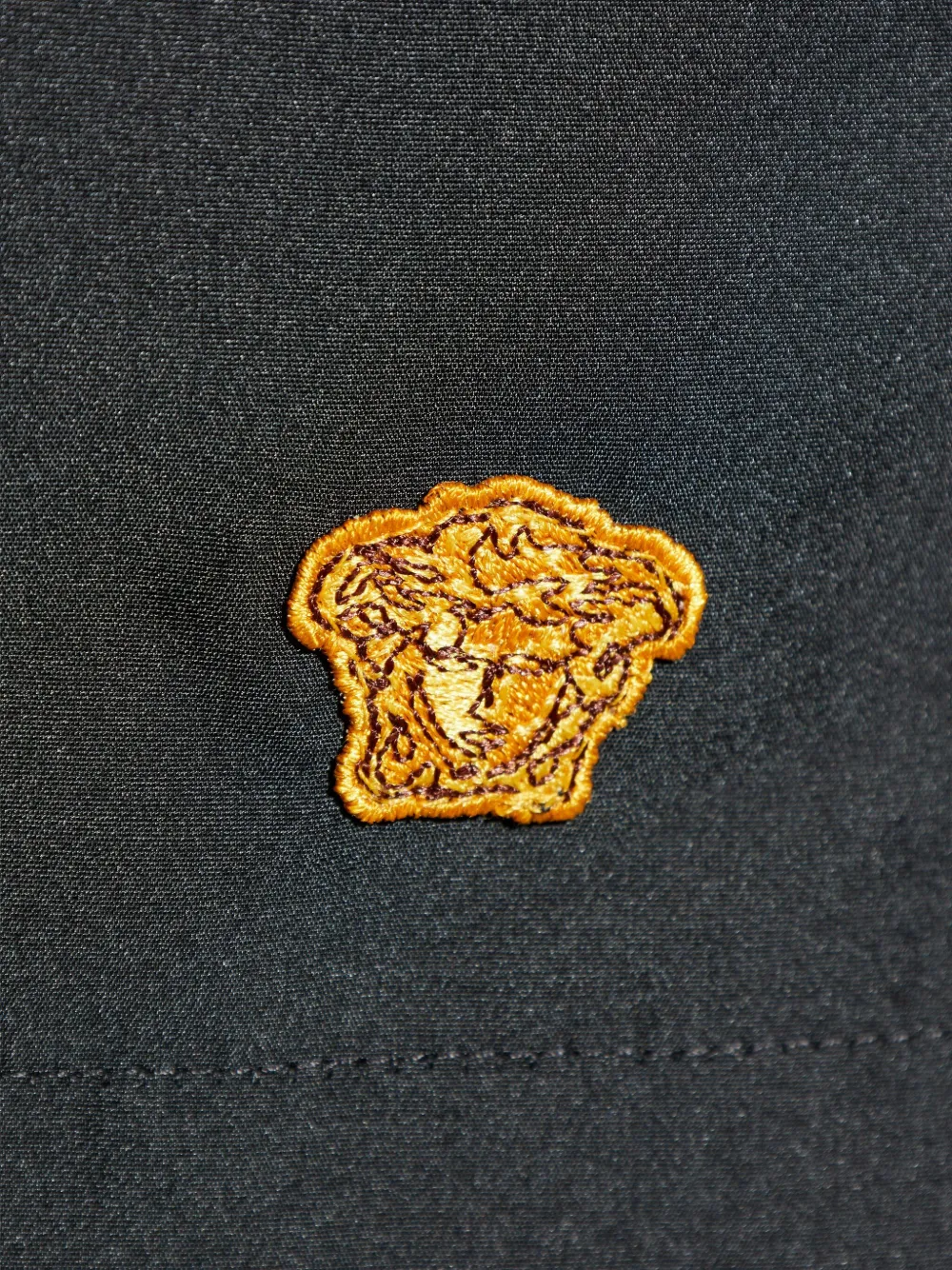 Versace Zwembroek met trekkoord Zwart