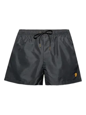 Versace Reversible Barocco-print Swim Shorts | Grey | FARFETCH