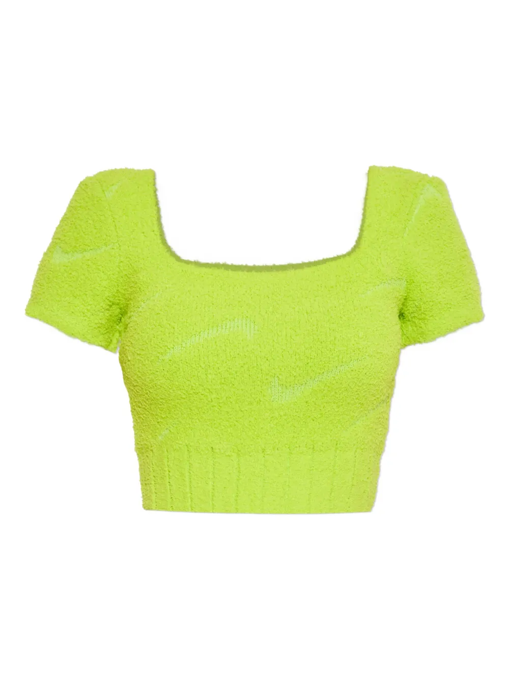 Nike square-neck short-sleeved top - Giallo