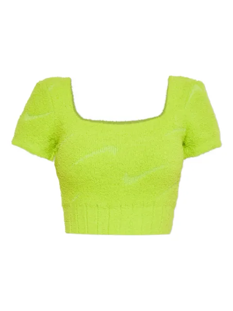 Nike square-neck short-sleeved top