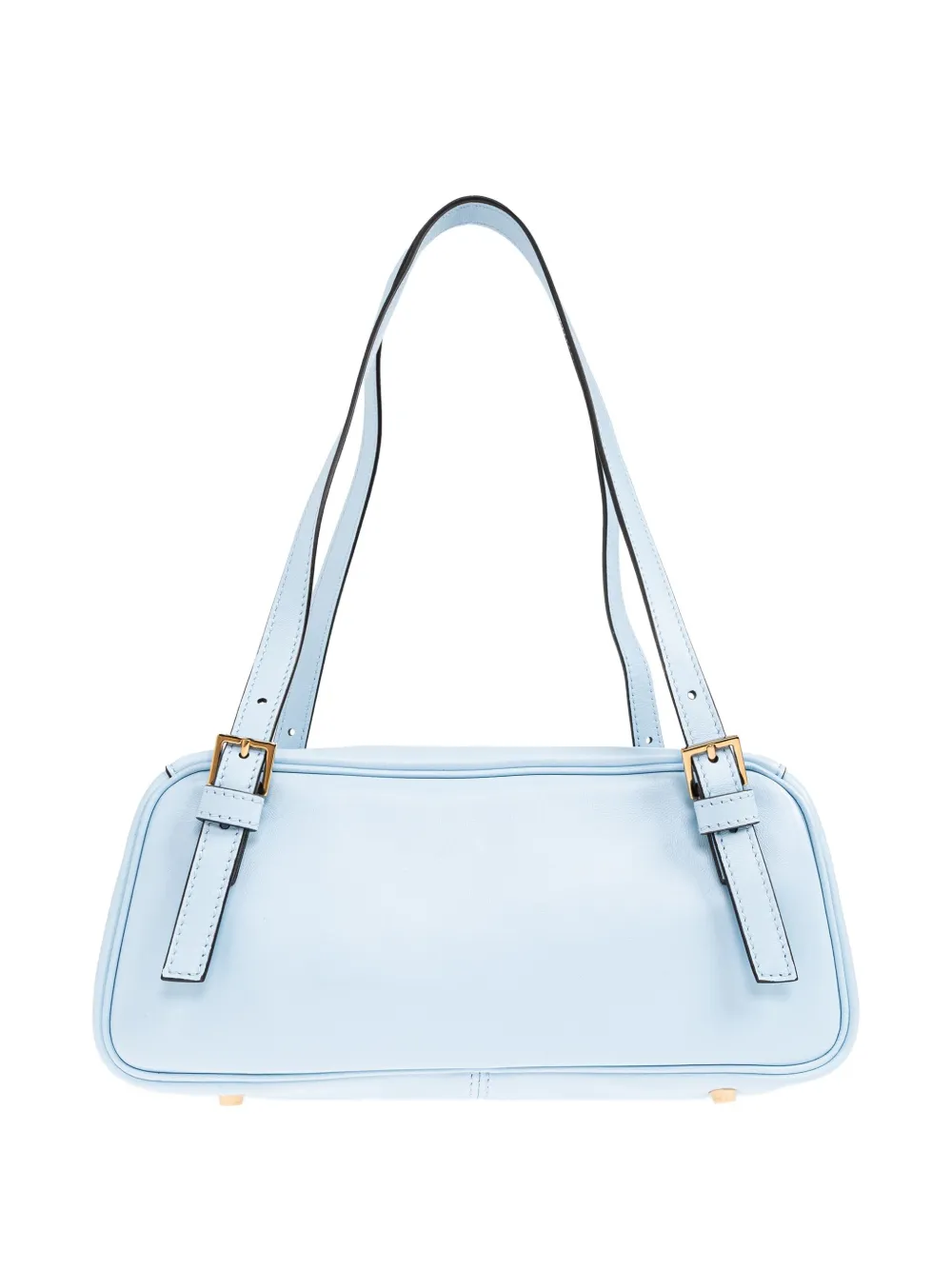 Versace Tag Shoulder Bag In Blue