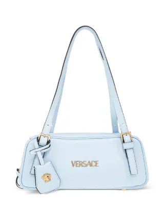 Versace メドゥーサ タグ ボウリング ショルダーバッグ | ブルー