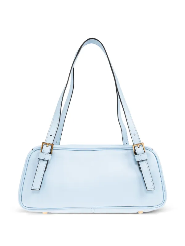 Versace ヴェルサーチェ タグ ショルダーバッグ | ブルー | FARFETCH JP