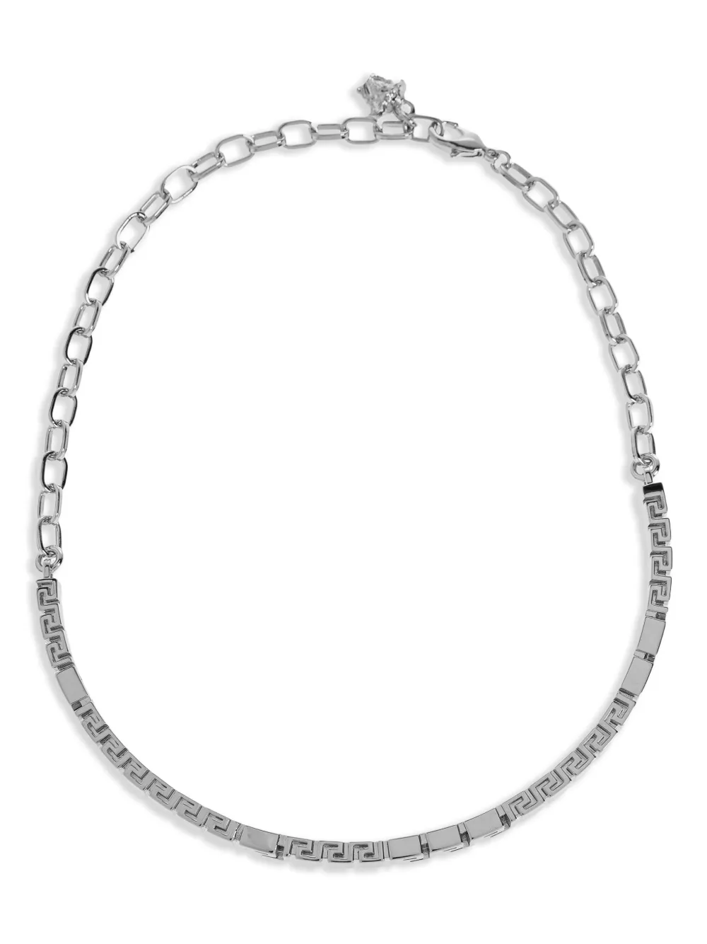 Versace Medusa Head-pedant chain necklace - Argento