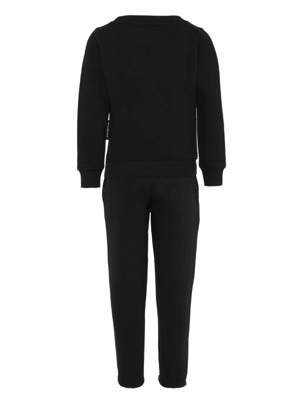 John Richmond Junior Trainingspak met lange mouwen en logo Zwart