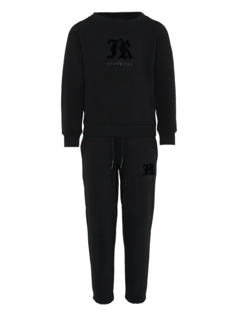 John Richmond Junior logo long-sleeve tracksuit set