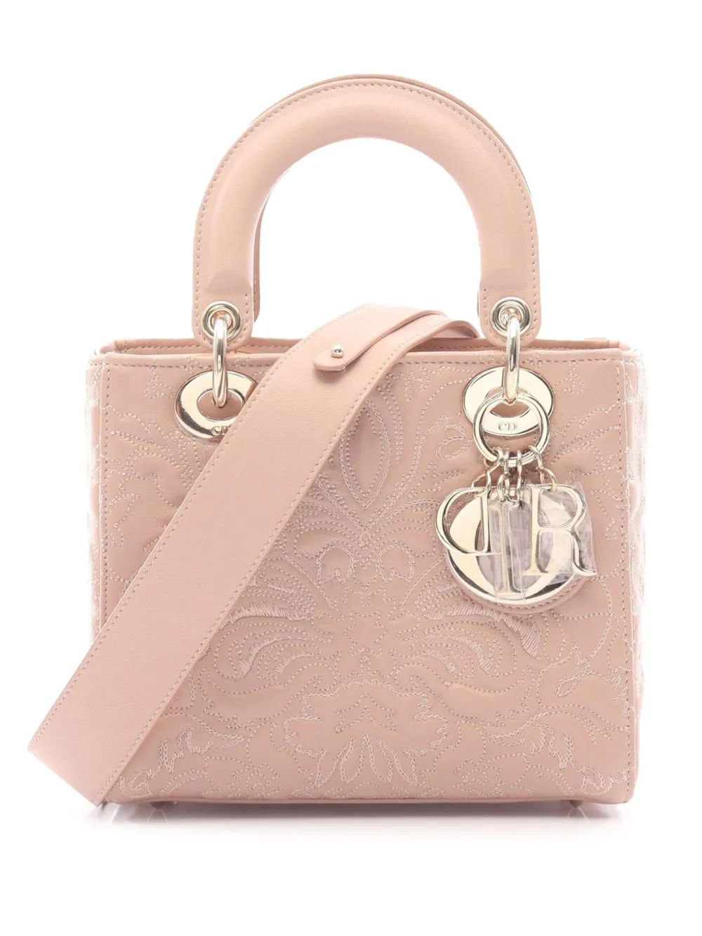 Christian Dior Pre-Owned 2021-2025 Small Lambskin Embroidered My Christian Dior Pre-Owned 2021-2025 Small Lambskin Embroidered My