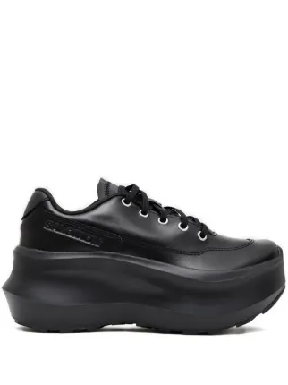 Comme Des Garçons Salomon プラットフォーム レザースニーカー