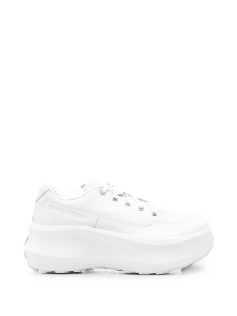 Comme Des Garçons tenis Salomon de piel con plataforma