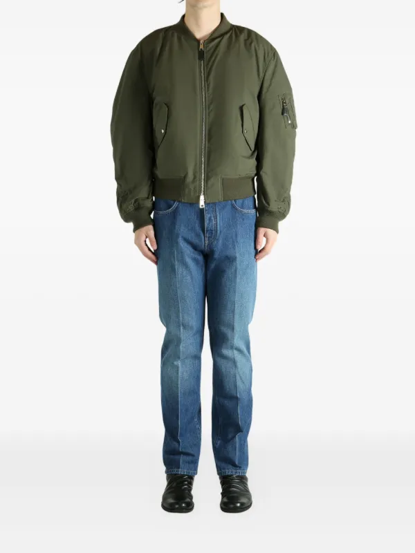 Givenchy Zip Pocket Cotton Jacket | Green | FARFETCH ZA