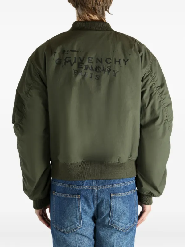 Givenchy Zip Pocket Cotton Jacket | Green | FARFETCH ZA
