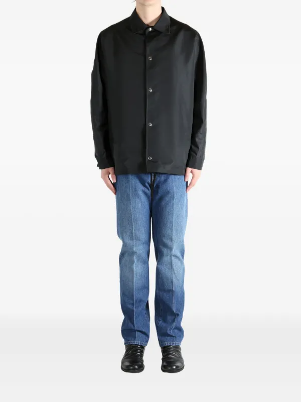 極美品　GIVENCHY ブラック レース シャツ　ジャケット　ブルゾン Givenchy シャツジャケット | ブラック | FARFETCH JP