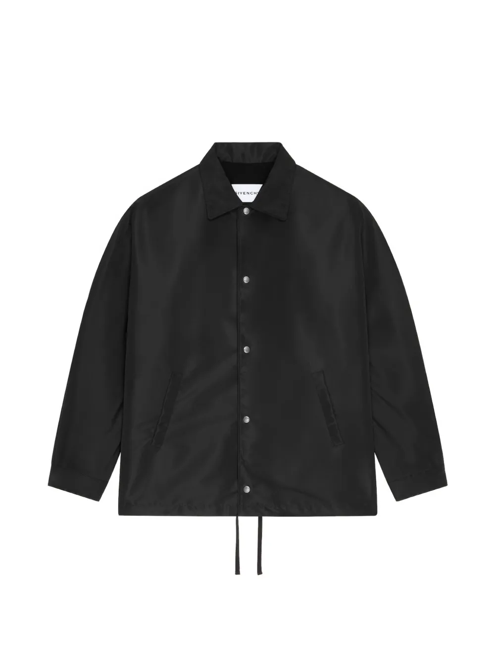 Givenchy drawstring hem shirt jacket - Nero