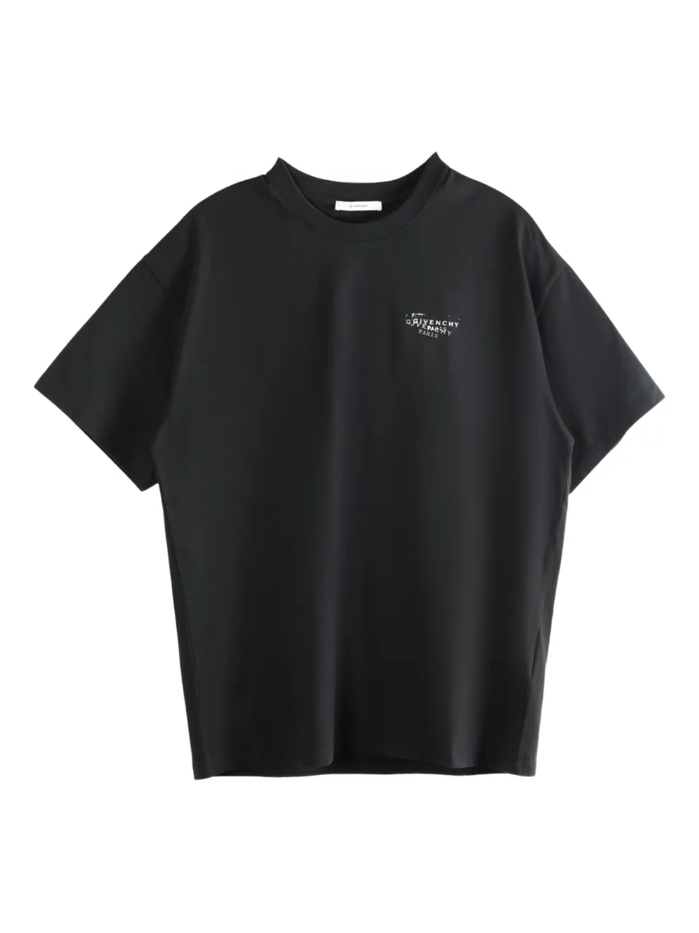 Givenchy front stamp-style graphic print T-shirt | Black | Image 1