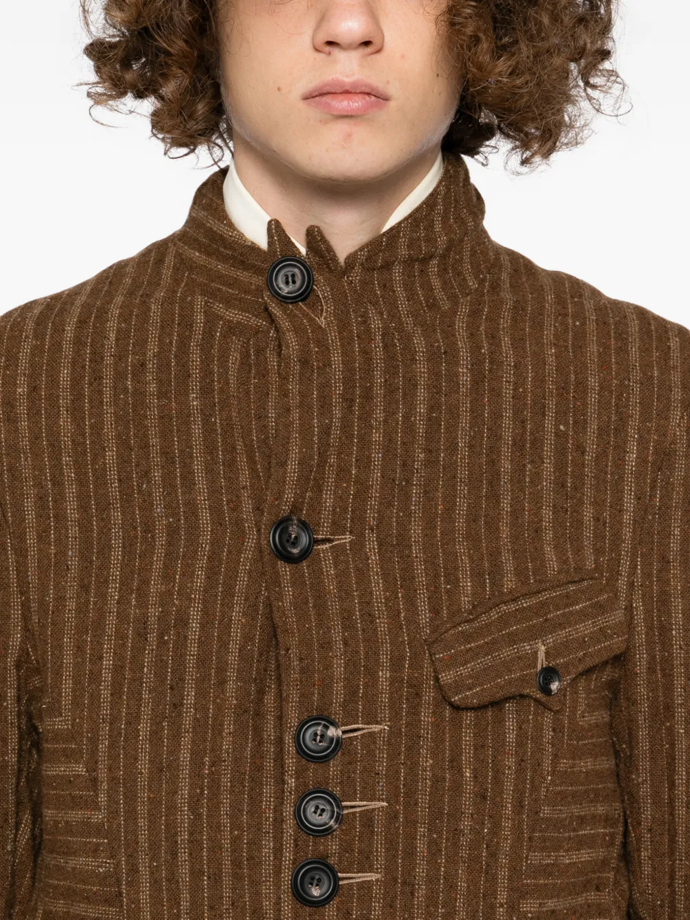 JOHN ALEXANDER SKELTON striped blazer Bruin