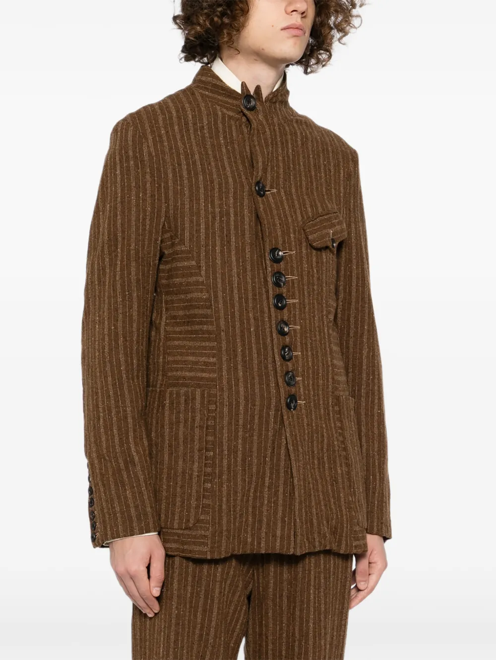 JOHN ALEXANDER SKELTON striped blazer Bruin