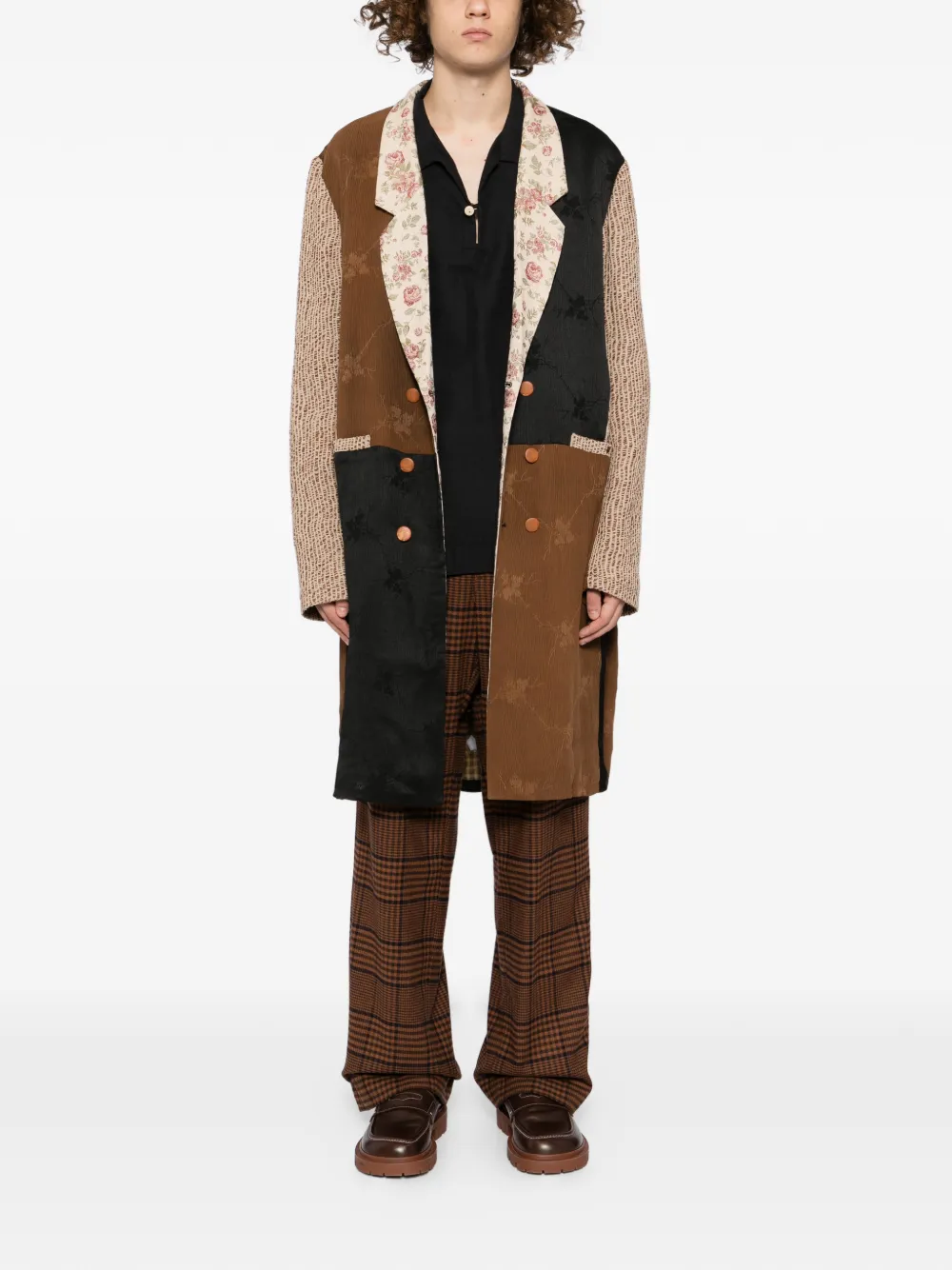 COMMUNS panelled coat | Double Breasted Coats | Image 2
