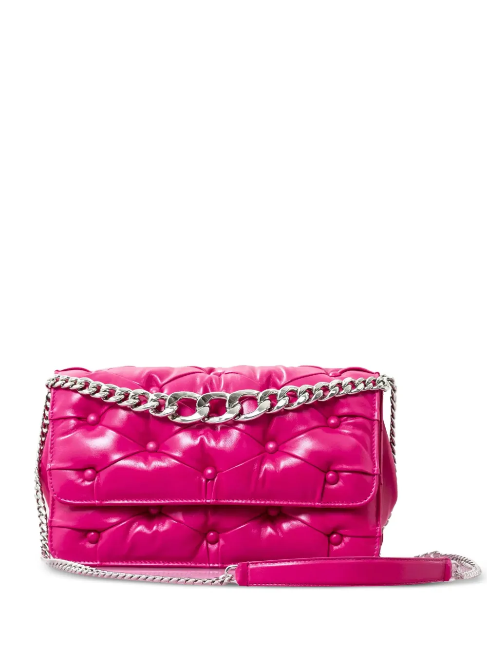 Benedetta Bruzziches Bolsa Carmen matelassê com corrente | Rosa | Image 1