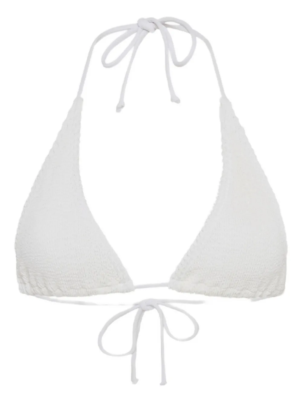 Bondeye Sofie Triangle Bikini Top In White